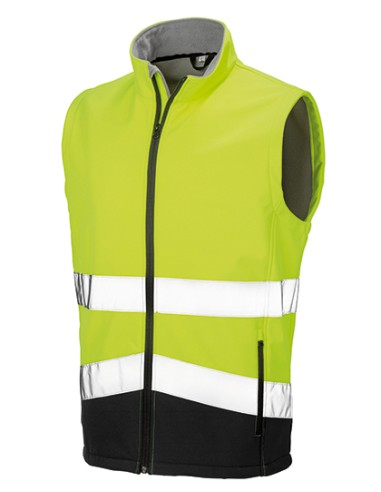 RES-R451X-Printable Safety Softshell Gilet